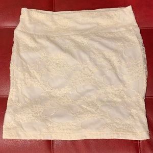 White Lace Skirt